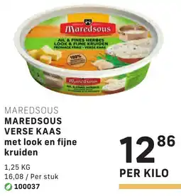 Bidfood Maredsous verse kaas met look en fijne kruiden aanbieding