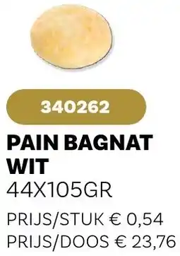 Bidfood Pain bagnat wit aanbieding