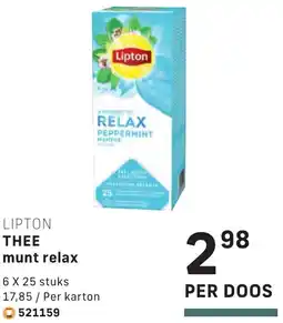 Bidfood Lipton thee munt relax aanbieding