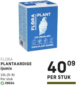 Bidfood Flora plantaardige ijsmix aanbieding