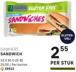 Bidfood Damhert sandwich aanbieding