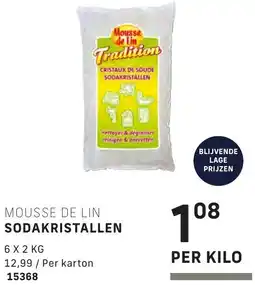 Bidfood Mousse de lin sodakristallen aanbieding