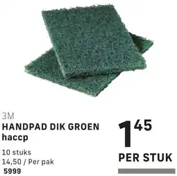Bidfood 3M Handpad dik groen haccp aanbieding