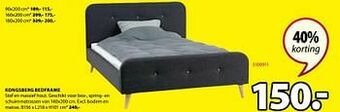 Jysk Kongsberg bedframe aanbieding