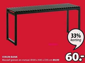 Jysk Virum bank aanbieding