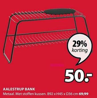 Jysk Aalestrup bank aanbieding