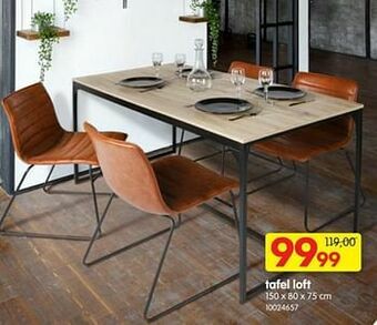 Yess Tafel loft aanbieding