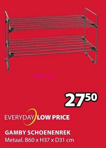 Jysk Gamby schoenenrek aanbieding