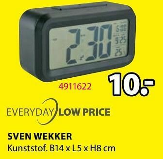 Jysk Sven wekker aanbieding