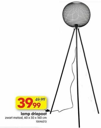 Yess Lamp driepoot aanbieding