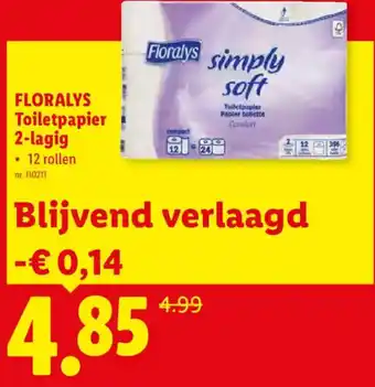 Floralys Toiletpapier 2-lagig