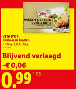 Lidl Vita d'or Bakken en braden aanbieding