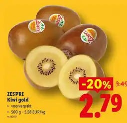 Lidl Zespri Kiwi gold aanbieding