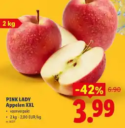 Lidl Pink lady Appelen XXL aanbieding