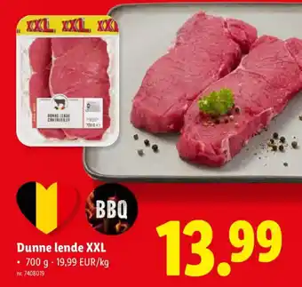 Dunne lende XXL