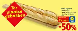 Lidl Franse baguette aanbieding