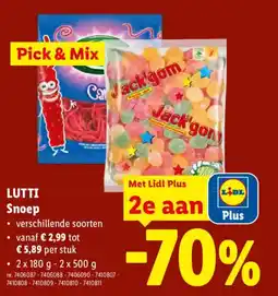 Lidl Lutti Snoep aanbieding