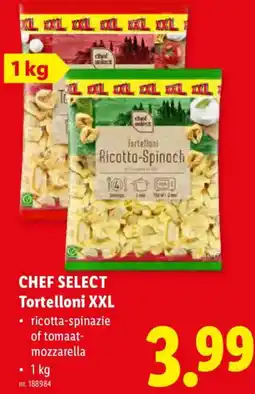 Lidl Chef select Tortelloni XXL aanbieding