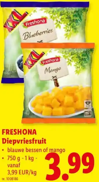 Lidl Freshona Diepvriesfruit aanbieding