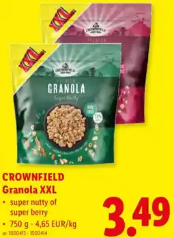 Lidl Crownfield Granola XXL aanbieding