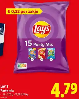 Lidl Lay's Party mix aanbieding