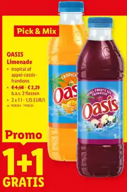 Lidl Oasis Limonade aanbieding