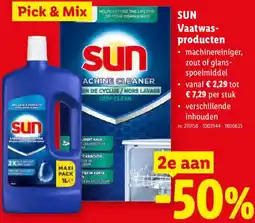 Lidl Sun Vaatwasproducten aanbieding