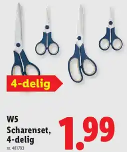 Lidl W5 Scharenset aanbieding