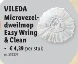 Lidl Vileda Microvezel Dweilmop Easy Wring & Clean aanbieding