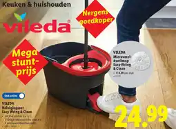 Lidl Vileda Reinigingsset Easy Wring & Clean aanbieding