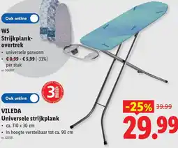 Lidl Vileda Universele strijkplank aanbieding