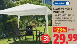 Lidl Livarno home Partytent aanbieding