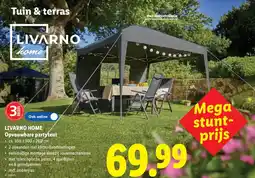 Lidl Livarno home Opvouwbare partytent aanbieding