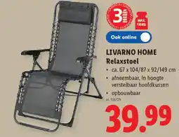 Lidl Livarno home Relaxstoel aanbieding