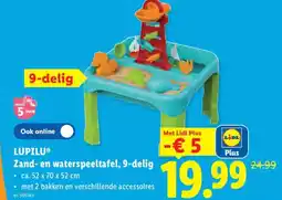 Lidl Lupilu Zand en waterspeeltafel aanbieding