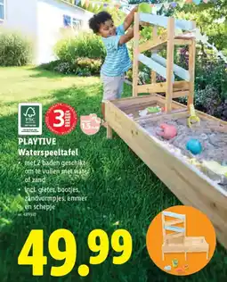 Lidl Playtive Waterspeeltafel aanbieding