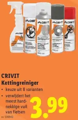 Lidl Crivit Kettingreiniger aanbieding