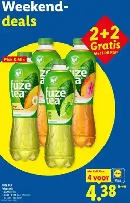 Lidl Fuze tea Frisdrank aanbieding