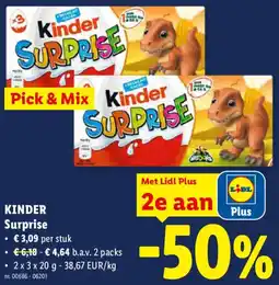 Lidl Kinder Surprise aanbieding