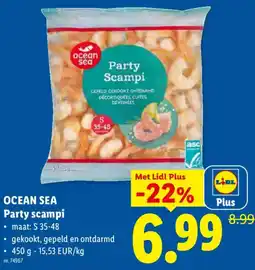 Lidl Ocean sea Party scampi aanbieding