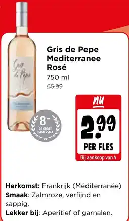 Jumbo Gris de Pepe Mediterranee Rosé aanbieding