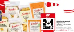 Jumbo Jumbo's verse pasta en pastasaus aanbieding
