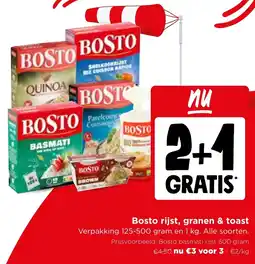 Jumbo Bosto rijst, granen & toast aanbieding