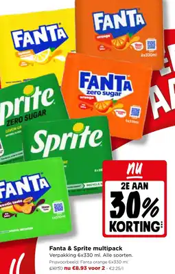 Jumbo Fanta & Sprite multipack aanbieding