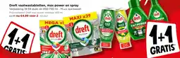 Jumbo Dreft vaatwastabletten, max power en spray aanbieding