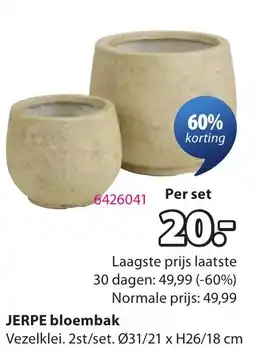Jysk Jerpe bloembak aanbieding