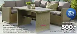 Jysk Agermose loungeset aanbieding