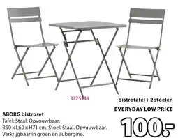 Jysk Aborg bistroset aanbieding