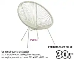 Jysk Ubberup tuin loungestoel aanbieding