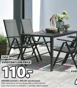 Jysk Jersore tuintafel aanbieding